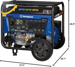 Westinghouse 13500 Peak Watt Tri-Fuel Home Backup Portable Generator Remote US