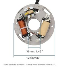 Generator Magneto Ignition Stator Coil Replacement for 6R8-85560-10-00 62T