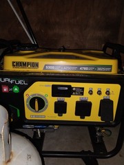 Champion 5300/4250 Duel Fuel/Propane Generator- only used once. Works perfect