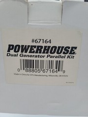 1 Ea Powerhouse Dual Generator Parallel Kit for Models PH2400PII NEW