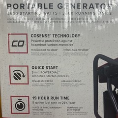 POWERMATE PM4500 Portable generator 4500W Manual-Start NEW