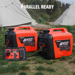 Inverter Generator 4300W Gas Powered Portable Super Quiet Outdoor Generator RV R