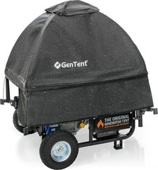 Open Frame Generator Tent with Universal Clamp System for Wet Weather Protection