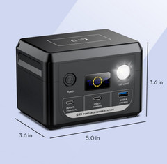 Estación de Energía Portátil 100W 96Wh LiFePO4 USB-C para Camping y Emergencias