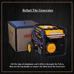 Generator Shed – Both a Generator Running Cover & Generator Storage Enclosure