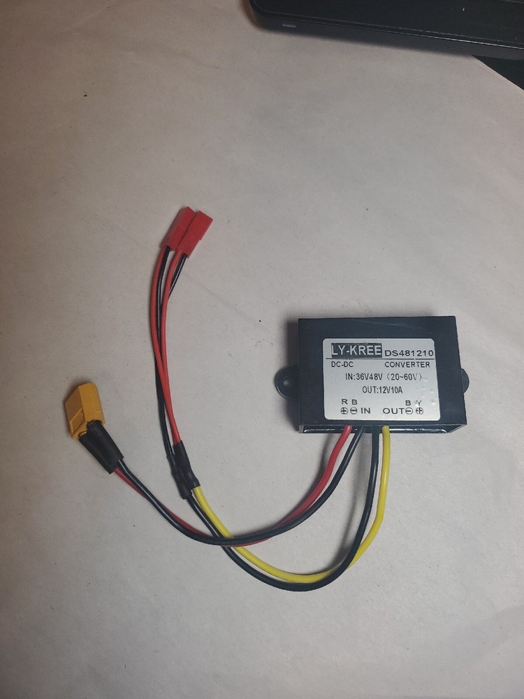 Ly-Kree DS481210 Stepdown Converter Module Black 36V/48V TO 12V 10A