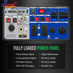 Xp11000Ih 11,000-Watt Dual Fuel Portable Digital Inverter Generator Gas & Propan