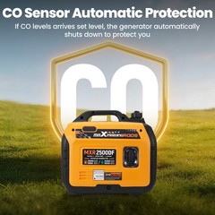 2.5KW Dual Fuel Inverter Generator Low Oil Alert Overload Protection Home Backup