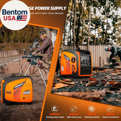 4800W Portable Inverter Generator with Remote Electric Start, Super Quiet Gas Po