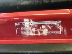 Honda EB6500 Generator 6500 Watt Portable Industrial EB6500X -Local Pick-Up Only