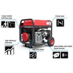 A-iPower 10,000-Watt Portable RV Ready Gas Powered Generator with Electric Start
