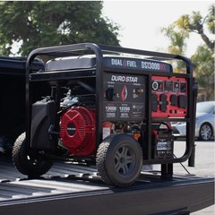 DuroStar DS13000MX 13,000W/10,500W Dual Fuel Portable Generator w/ CO Alert