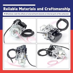 Carburetor Kit with 2 Stepper Motors Replacement for Westinghouse 50040195