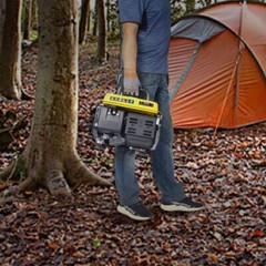 Portable Generator Low Noise Gas Powered Inverter Generator 900 Watt Outdoor