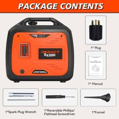 2400W Small Inverter Generator Home Camping RV Eco Mode
