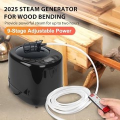 Portable Wood Bending Steam Generator 1100W Electric Steamer Kit, 10m Remote, Tr
