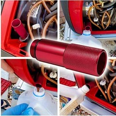 Extended Gas Cap Oil Change Funnel Magnetic Dipstick For Honda Generator EU2200i