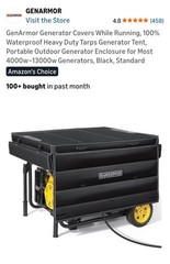 GenArmor Generator Covers While Running, 100% Waterproof Heavy Duty Tarps…