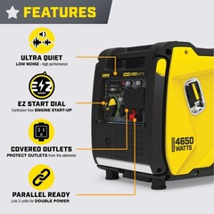 201154R- Champion 4650W Inverter with CO Shield® – REFURBISHED