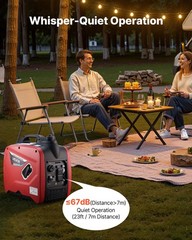 VEVOR Inverter Generator 2900W Peak Watt Quiet Inverter Generator Gas Powered