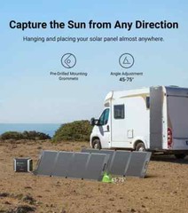 Dabbsson 2330Wh 2200W Power Station Solar Generator w/ Folding Solar Panel 210W