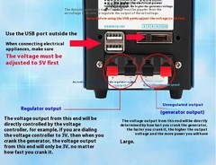 Portable Hand-Crank Generator for Outdoor Use Compact Household High-Power Model