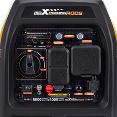 30A 120V Gas Generator 5000W – 60dB Quiet & ECO Mode for Garden Courtyard Use