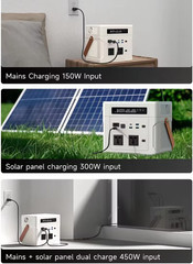 902Wh/1804Wh/2706Wh 1000W Portable Power Station with LiFePo4 Battery Parallel E