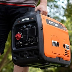 GENMAX Generator,3200W Ultra-Quiet Gas Engine & RV Ready, EPA Compliant, Eco-M