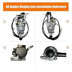 Rui xing Carburetor for DuroMax XP13000EH, XP13000DX, XP13000X 500cc Dual Fuel