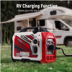 4000W Quiet Generator Inverter Portable For Home Camping EV-Charging w/Bluetooth