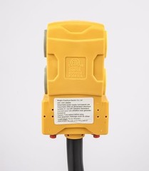 50A to 20A RV Generator Adapter 14-50P to 4×5-20R w/ Breaker