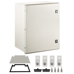 NEMA Steel Case, 24x20x9” NEMA 4X Fiberglass Electric Enclosure, IP66 Water &