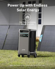 Anker SOLIX F3800 Portable Power Station + PS200(200W)Solar Panel with Kickstand