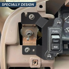 Back Window Dual Fuel Tank Switch Repair Bracket Compatible with 1992-1997 OBS F
