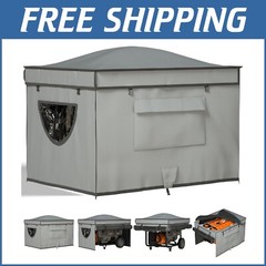 Premium 100% Waterproof Generator Cover with Heavy-Duty Bracket – 38x28x27 Size#