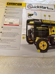 Champion generator, slightly Used paid $750,