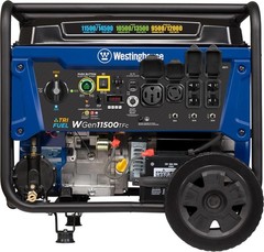 14500 Peak Watt Tri-Fuel Home Backup Portable Generator, Remote Electric Start,