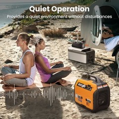 3500 Watt Inverter Generator Generators Portable Gasoline Quiet for Home Backup