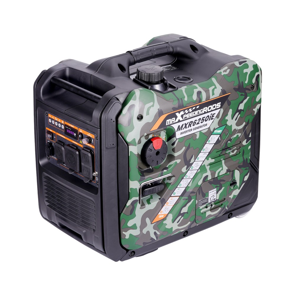 Portable Gas Generator 5500 Watt 120V/240V Electric Start w/CO Alert 5KW Running