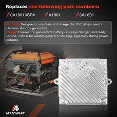 0A18010SRV Generator Battery Charger For Generac A1801 0A1801