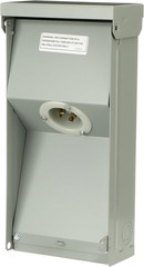 30A Outdoor Power Inlet Box – NEMA 3R for Generators & RV Hookups