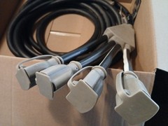 Briggs & Stratton P/N 197474 25 ft 20 Amp Generator Adapter Cord Set 4 Outlets