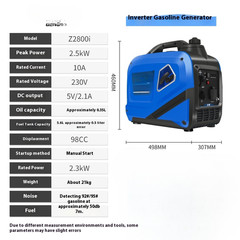 SmallPortable Home Outdoor Handheld Silent Variable Frequency Gasoline Generator