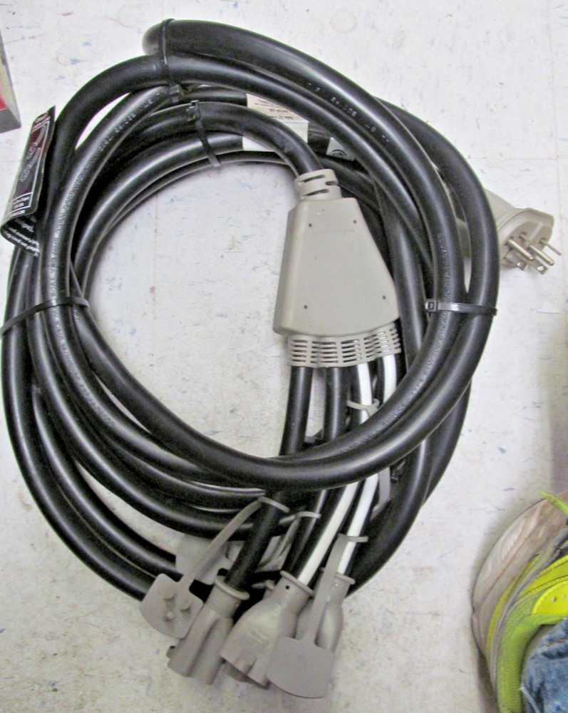 NEW BRIGGS & STRATTON 25 FOOT 20 AMP GENERATOR ADAPTER CORD SET FREE SHIPPING