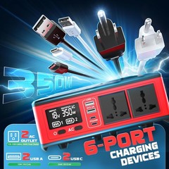 350W Power Station Compatible with Milwaukee: Portable Generator DC 18V to AC 1