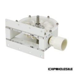 100-300W 500-4000RPM Pelton Wheel Impulse Pelton Turbine with Adapter to DIY