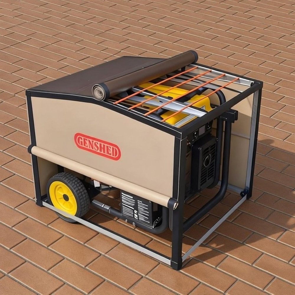 Generator Shed for Storing & Running Generator Outdoor – Combining Generator Cov