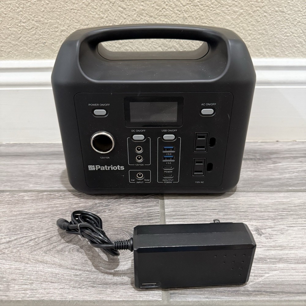 4Patriot Power Sidekick D320-299Wh Power Bank Generator – NOT WORKING