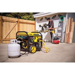 Champion Power Equipment, 6875/6500w Tri Fuel Portable Generator CO Shield,